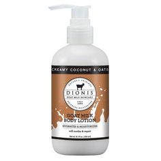 Keep your skin clean and healthy with the Dionis Goat Milk Skincare Creamy Coconut and Oats Goat Milk Body Lotion. The rich blend of nutrients in the body cream nourish your skin and keep it moisturized over long periods of time. The scent of the body lotion is a rich coconut with hints of oats and vanilla and the cream doesn't leave a residue after application. Cruelty-free body lotion formula Paraben-free design for simplicity Made with goat milk for improved nutrients Non-greasy residue after Coconut Oats, Milk Skincare, Milk Body Lotion, Moisturizer For Dry Skin, Goat Milk Soap, Milk And Honey, Hand Lotion, Goat Milk, Clean Skin