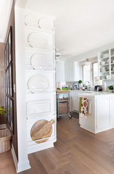 the kitchen is clean and ready to be used as a place for cooking or eating