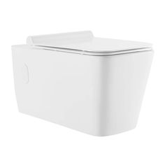 a white toilet sitting on top of a white wall