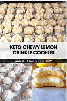 These Keto Chewy Lemon Crinkle Cookies are the perfect balance of tangy and sweet, with a soft and chewy texture that melts in your mouth. Bursting with fresh lemon flavor and dusted with a low-carb powdered sweetener, these cookies are a delightful treat for anyone following a keto lifestyle.