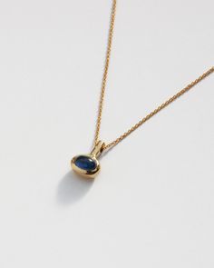 A perfect little drop of 14k gold, set with a 4 x 6 mm sapphire cabochon hangs on a delicate cable chain. Pendant measures approximately 1/4" across, and is available on multiple chain lengths. Availability: Made to order, ships in 3-4 weeks. Need it sooner? Don't hesitate to get in touch and we'll do our best to accommodate. Holiday Soiree, Sapphire Cabochon, Sapphire Pendant, Sapphire Necklace, Wedding Jewellery, Chain Pendant, Gold Set, Dainty Necklace, Gift Card Shop