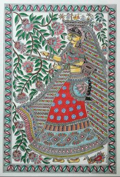 Dotted Painting, Indian Art Paintings, Creative Artwork, Traditional Art