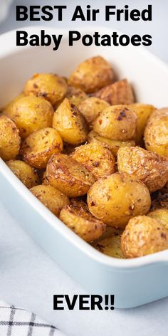 A casserole dish full of cooked air fryer potatoes on  a grey counter top. Slower Cooker, Air Fry Potatoes, Actifry Recipes, Tarte Fine