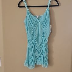 Gorgeous & Sexy 2 Piece Negligee In Stunning Color Called Skylight, An Iced Turquoise! Fabric Is Semi Sheer - 90% Polyester / 10% Spandex For A Flattering Fit! Nwt - Excellent Condition. See Pics For Measurements. Ships Within 1 Day. Smoke Free Home. All Reasonable Offers Considered. Bundle And Save On Shipping. Summer Sheer Underwire Sleepwear, Flirty Camisole For Beach, Chiffon Crop Top, Nursing Gown, Cotton Pajama Shorts, Turquoise Fabric, Pink Sports Bra, Cozy Sweatshirts, Short Pajama Set