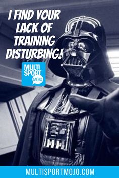 a darth vader quote with the caption i find your lack of training disturbing