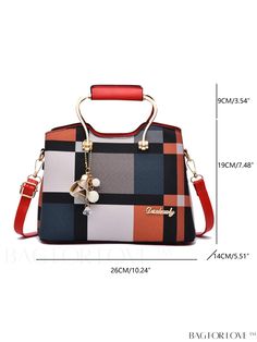 BagForLove - Colorblock Plaid Square Shoulder Bag - Versatile Crossbody Handbag for Women - Ideal Mothers Day Gift Product Description Color Multicolor Magnetic Yes Details Multi-compartment Type Bucket Bag Bag Size Medium Strap Type Double Handle Pattern Type Plaid Closure Type Zipper Style Fashionable Features High-capacity Coating 100% Polyurethane Composition 100% Polyester Material PU Leather Size Chart INCH CM Strap Length Bag Length Bag Width Bag Height Handle Height 47.2 inch 10.2 inch 5.5 inch 7.5 inch 3.5 inch Strap Length Bag Length Bag Width Bag Height Handle Height 120 cm 26 cm 14 cm 19 cm 9 cm Details Pictures Similar Products h2 { text-align: center; } /* æ¢è¡ */ li{ white-space: normal; word-break: break-all; word-wrap: break-word; } .red-box { width: 100%; display: flex; Multicolor Square Color Block Bag, Red Patchwork Tote Bag, Black Rectangular Shoulder Bag With Color Block, Black Color Block Rectangular Bag, Trendy Rectangular Patchwork Shoulder Bag, Black Patchwork Satchel Shoulder Bag, Red Patchwork Shoulder Bag For Daily Use, Black Rectangular Color Block Shoulder Bag, Black Rectangular Color Block Bag