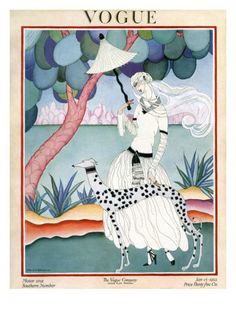 a woman riding on the back of a white horse under a pink sky with clouds