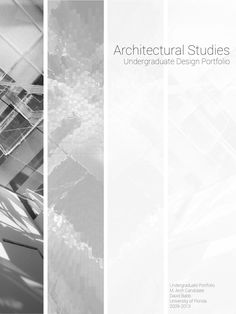 architectural studies - understated design portfolio, 2012 / 13 cover art direction and background