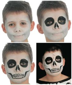 Halloween Makeup For Kids, Halloweenský Makeup, Bricolage Halloween, Halloween Makeup Diy, Makeup Humor, Halloween Eyes, Halloween Makeup Tutorial, Face Painting Halloween, Halloween Makeup Easy