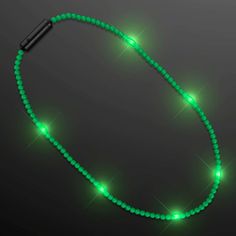 PRICES MAY VARY. FUN FEATURES: LED Necklace is 30" Long With 5 Light Up Beads Evenly Spaced Out Between Non-Light Up Beads in Green EASY TO USE: Simply Flip a Switch to Activate- LEDs will Shine a Bright Steady Light PERFECT FOR ANY OCCASION: St. Patricks Day, Halloween, Mardi Gras Parades, Raves, Music Festivals, Concerts, Birthday Parties & More SHINE ON & ON: Batteries are Replaceable so Lighted Necklaces Can Be Used for Multiple Events PREMIUM QUALITY & SAFE: Contains Low Mercury Batteries, Led Necklace, Led Necklaces, Mardi Gras Parade, Green Beaded Necklace, Mardi Gras Beads, Green Beads, Keep It Classy, Music Festivals, Accessories Jewelry Necklace