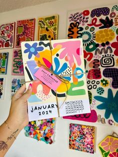 calendar / Cosmos Trending Art, 2024 Calendar, Arte Inspo, Colorful Wall Art, Design Graphique, Art Plastique, Art Market, Original Prints, Illustrations Posters