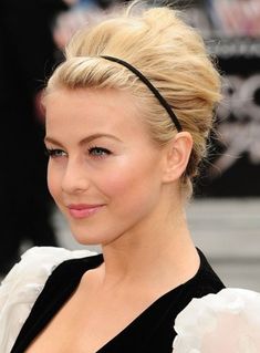 26 Hairstyles for Medium Length Hair：Modern Haircuts | Popular Haircuts Julianne Hough Hair, Formal Hairstyles Updo, Headbands For Short Hair, Modern Haircuts, Up Dos For Medium Hair, Penteado Cabelo Curto, Short Hair Updo, Girl Short Hair, Great Hair