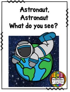 an astronaut is floating on the earth with text that reads, what do you see?