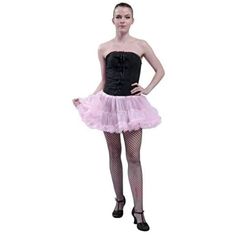 Tutus Women's 15in Sexy Tutu Skirt for Halloween & Costume Wear-Pink malcomodes-biz.myshopify.com Pink Fitted Skirt For Cosplay, Fitted Pink Skirt For Cosplay, Pink Fitted Halloween Skirt, Fitted Halloween Party Petticoat, Fitted Pink Costume For Halloween, Fitted Pink Halloween Costume, Pink Rave Party Bottoms, Halloween Costume Party Mini Skirt, Pink Rave Bottoms For Party