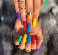 French Pedicure, Nagellack Trends, Colorful Nail Art, Nail Polish Trends, Rainbow Nails, Nailed It