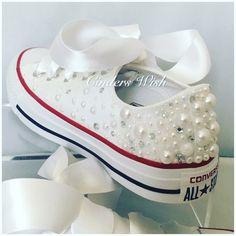 Wedding Converse Bride, Bride Converse, Converse Vintage