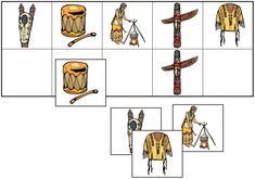 Native American Match-Up Native Americans Unit, Fun Images, Visual Memory, Similarities And Differences, Preschool Printable, Improve Concentration, Memory Game, Memory Games, Study Unit