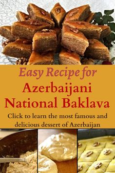 easy recipe for azerbajaani national baklava click to learn the most famous and delicious dessert of azerbaain