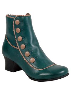 Boot Teal Boots, Fantasy Cottagecore, Goth Bohemian, Miz Mooz Boots, Oc Creator, Mid Heel Ankle Boots, John Fluevog Shoes, Low Ankle Boots, John Fluevog