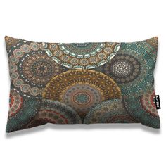 PRICES MAY VARY. 1. Size: 12*20 Inch ( 30*50 cm ). Only One Pillow Cover. No Insert or Filler 2. This Bohemian Pillow Cover is made of 50% Cotton and 50% Linen, comfortable & warm touch. Invisible/Hidden zipper in one side. 3. Two-sided print.The front pattern the same as the back. The pillowcases are Perfect for Home Decor, Living Room, Bedroom, Sofa, Couch, Office, Chair and Car, etc. 4. Wash Instruction: Machine wash or hand wash is both ok. 5. This decorative pillow cover is great for your m Cover For Bed, Bohemian Throw Pillows, Mandala Flower, Floral Mandala, Rectangle Pillow, Flower Mandala, Decorative Throw Pillow Covers, Linen Cushion, Bed Sofa