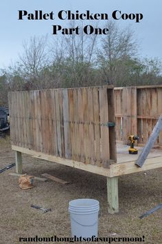 the back of a house being built with wood