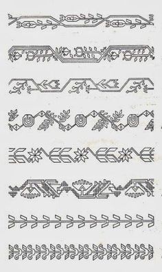 some type of decorative design that is drawn in black ink on white paper, with lines and