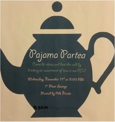 a teapot with the words pagina parfea on it