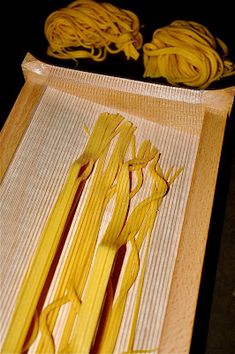 the noodles are ready to be cooked in the oven