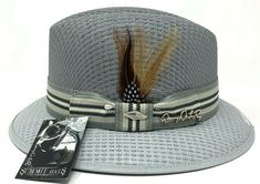 Danny Del La Paz Signature Dk & Lt Grey Lowrider Fedora Hat Mens By Summit Hats Signature Edition Dark & Light Grey Lowrider Fedora Hat From American Me Star Danny Del La Paz.  Each Hat Comes With A Signature Pin And Pearl Tip Pin On The Hat Band.  Each Hat Also Has A Custom Liner With A Photo Of Danny. See Photos Description: Crown Style: Low Rider Crown Size: 3 3/4" Brim Size: 2" Hat Sizes: 6 7/8 - 7 5/8 Hat Band: Striped Band Classy Hats, Mad Hat, Dark Light, Low Rider, Lowrider, Hat Band, Fedora Hat, Mens Streetwear