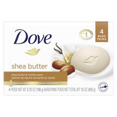 Dove Shea Butter, Dove Bar Soap, Dove Bar, Dove Beauty Bar, Dove Soap, Foaming Body Wash, Dove Beauty, Gentle Skin Cleanser, Skin Cleanser