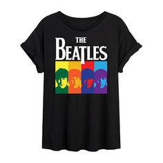 the beatles t - shirt on a white background