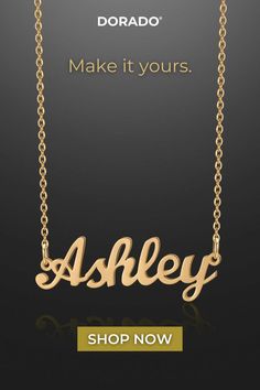 Personalize with your name or a meaningful word. Now 50% OFF. Your Name, Personalized Jewelry