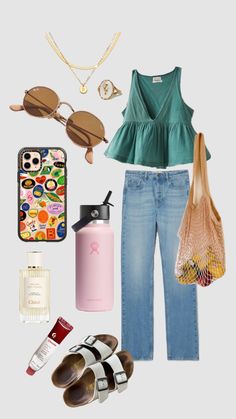 Hippy Jeans, Arty Aesthetic, Summer Outfits Ideas, Everyday Casual Outfits, Quirky Fashion, Casual Chic Outfit, Jeans Outfit, Hippie Outfits, Really Cute Outfits