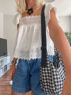 Summer Outfits College, Summer Outfits Alt, Summer Outfits Classy, Alt Summer Outfits, Tv Wall Decor Ideas, Summer Outfits Aesthetic, Tv Wall Decor, Thrifted Outfits, My Outfit