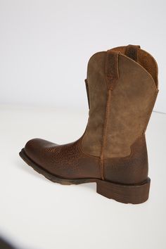 A blunt, squared toe completes the lived-in look of a cleanly styled boot that evokes a utilitarian vibe. Slip-on style Removable insole Leather upper/synthetic lining/rubber sole Imported Men's Shoes Wedge Boot, Size 13, Boots Men, Cowboy Boots, Rubber Sole, Men's Shoes, Leather Upper, Wedges, Nordstrom