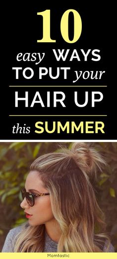 10 easy ways to put your hair up that aren't a ponytail A Ponytail, Good Hair Day, Up Girl, Hair Skin, Hair Day, Up Hairstyles