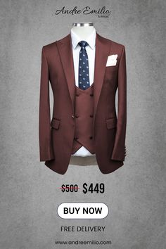 Upgrade your style and confidence with our 3-Piece Suit, the ultimate choice for weddings, proms, and formal events. This suit combines timeless sophistication with modern tailoring to ensure you look your best for every unforgettable moment.