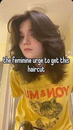 #whisper #wolfcut Wolfcut For Curly Hair, Wolfcut On Curly Hair, Wolfcut Hairstyles, Curly Wolfcut, Wolfcut Hair Long, Funny Memes Images, Dyed Hair Inspiration, Hairstyles For Layered Hair, Me Quotes Funny