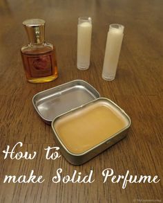 Solid Perfume Diy, Soap Queen, Homemade Perfume