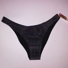 Victoria Secret Pink Swim Bikini Bottom Xs Black Silver Glitter Shimmer Brazilian New With Tags *Bundle To Save Chavonne11 050124 Glitter Bottoms For Summer Evening, Summer Evening Glitter Bottoms, Shiny Stretch Swimwear For Parties, Black Glitter Bottoms For Evening, Black Glitter Party Bottoms, Fitted Glitter Swimwear, Fitted Glitter Swimwear For Swimming, Black Glitter Bottoms, Glamorous Sequined Swimwear For Night Out