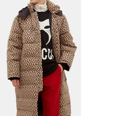 Nwt - Make A Cold-Weather Style Statement In This Gg Rhombus Print Down Puffer Coat Down-Quilted Puffer Coat Printed With A Modern Reinterpretation Of Gucci’s '30s-Era Rhombi Motif. A Detachable Hood And Drawcord Hem Help Customize Your Coverage. 100% Authentic. Gucci’s Rhombus Logo Is A Reimagined Version Of The Gg Logo That Is Now Synonymous With A Vast Selection Of Alessandro Michele-Designed Collections. Here, It Appears In An All-Over Tonal Hue Of Brown And Cream, Which Is Complemented By T Gucci Jackets, The North Face Puffer, Gucci Mens, Gucci Jacket, Long Puffer Coat, Puffy Coat, Long Puffer, Black Down, Down Puffer Coat