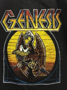 GENESIS TOUR T SHIRT VINTAGE PHIL COLLINS CONCERT BIRD AND HANDS NOS  Size: Large Pit To Pit: 17" Shoulder To Bottom: 25" BS 146 NEW CONDITION! SHIPPING DETAILS ***IN HAND & WILL SHIP WITHIN 24 HOURS (1 BUSINESS DAY) OF RECEIVING PAYMENT. I WILL HAPPILY SHIP INTERNATIONALLY BUT BUYER WILL BE RESPONSIBLE FOR ANY ADDITIONAL CUSTOMS FEES, TAXES ETC. CHECK MY FEEDBACK AND PURCHASE WITH CONFIDENCE!*** PAYMENT DETAILS ***PAYPAL ONLY. PLEASE PAY WITHIN 24 HOURS AFTER THE AUCTION/SALE. NO RETURNS UNLESS Gate Getter Shirt, Concert Tshirt Display, Genesis Band, Concept Inspiration, Photo Concept, Vintage Band Tees, Rock And Roll Bands, Music Tees, Phil Collins