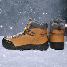 Color: Black,Brown Closure Type: Lace-up Feature: Slip Resistant Size: US 10.5,US 8,US 9,US 10,US 11,US 7.5,US 8.5,US 6.5 Shoes Type: Hiking Boots Upper Material: PU Outsole Material: Rubber Winter Hiking Boots, Winter Hiking, Black 7, Save The Planet, Brown Boots, Types Of Shoes, Warm Winter, Hiking Boots, Black Boots