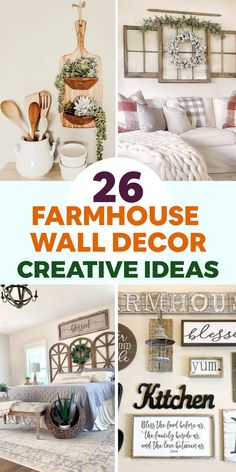 farmhouse wall decor ideas that are easy to make