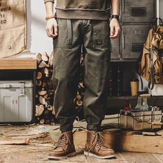 Men's Wide Leg Straight Cargo Trousers
Features：

 	Product ID:CP0065
 	Material:Cotton
 	Season:Spring,Summer,Autumn,Winter
 	Color:Gray,Khaki,Sapphire Blue,Army Green

Size Chat： Men's Cargo Pants, Trousers Men, Blue Army, Carpenter Pants, Winter Color, Mens Pants Fashion, Safari Style, Cargo Trousers, Cargo Pants Men