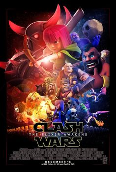 the movie poster for clash wars