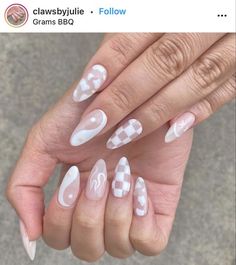 Spring Nails 2023, Nail 2023, Nails Acrylic Coffin, Nail Looks, Edgy Nails, Colorful Nails, Simple Acrylic Nails, Acrylic Coffin, Almond Acrylic Nails