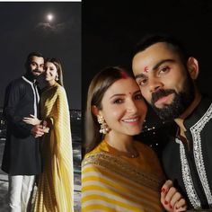 Virat & Anushka celebrate their first Karva Chauth ❤️. Virat scored his 3rd consecutive century and then made his way home to break wife… Virat Kohli Images, Kohli Photos, Virat Anushka, Indian Wedding Favors