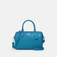 COACH® | Rowan Satchel Coach Sierra, Coach Rowan Satchel, Laptop Messenger Bags, Blue Handbags, Base 10, Coach Outlet, Leather Hobo, Coach Purses, Satchel Bags