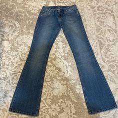 *Buy One Get One Free On All Denim With "Bogo" In The Title Add Two Pairs Of Denim In Your Bundle And The Item Of Equal Or Lesser Value Will Be Deducted. An Offer Will Be Sent For You To Accept. Waist- 13 Inches Inseam- 31 Inches Front Rise- 6.5 Inches Low Rise Boot Cut Jeans Blue Cotton Y2k Flare Jeans, Y2k Style Blue Cotton Flare Jeans, Blue Y2k Style Cotton Flare Jeans, Medium Wash Fitted Flare Jeans Y2k Style, Y2k Medium Wash Fitted Flare Jeans, Y2k Style Fitted Medium Wash Flare Jeans, Y2k Dark Wash Flare Jeans, Y2k Fitted Denim Jeans, Low Rise Boot Cut Jeans